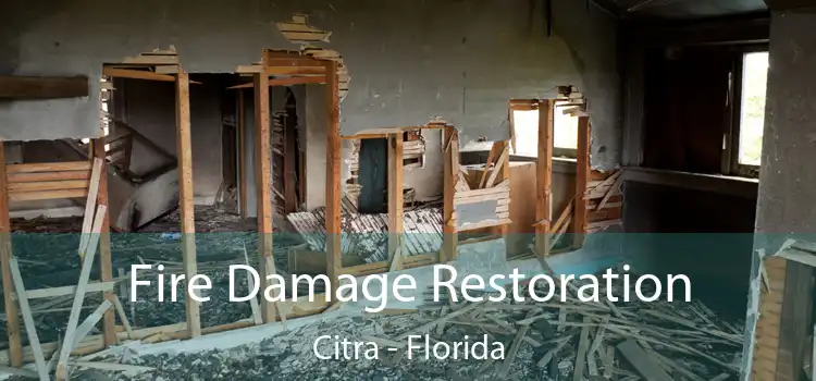 Fire Damage Restoration Citra - Florida