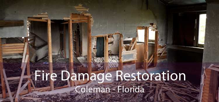 Fire Damage Restoration Coleman - Florida