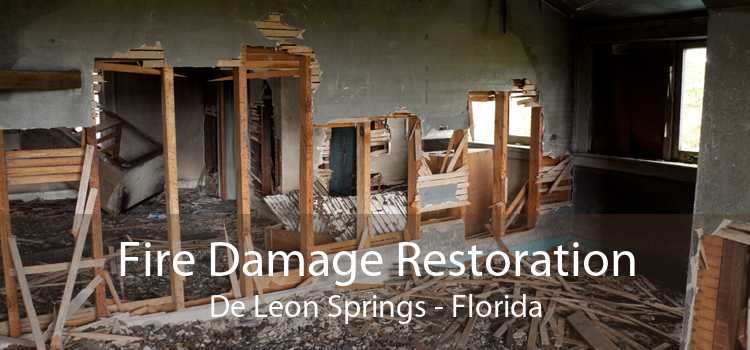 Fire Damage Restoration De Leon Springs - Florida
