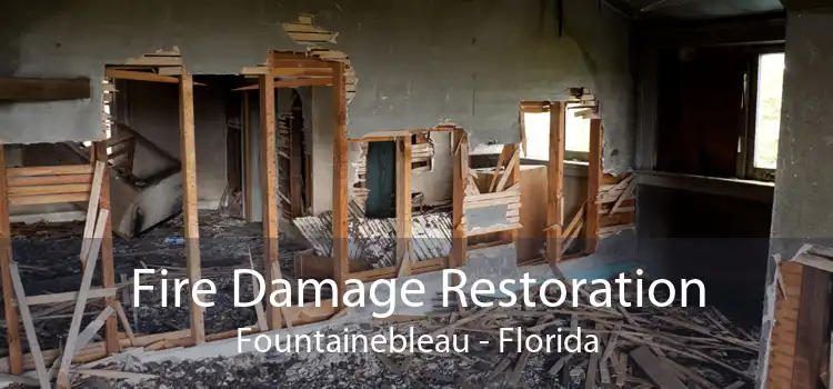 Fire Damage Restoration Fountainebleau - Florida