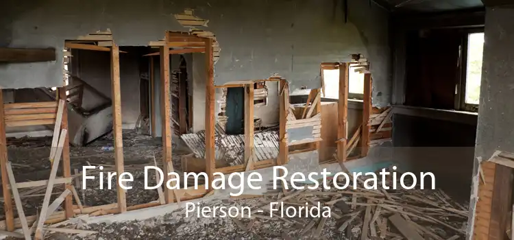 Fire Damage Restoration Pierson - Florida