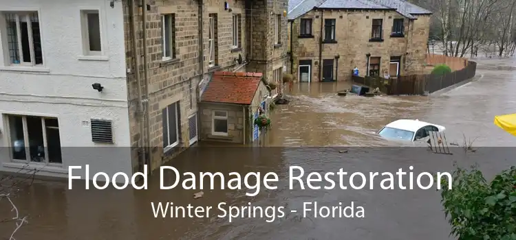 Flood Damage Restoration Winter Springs - Florida