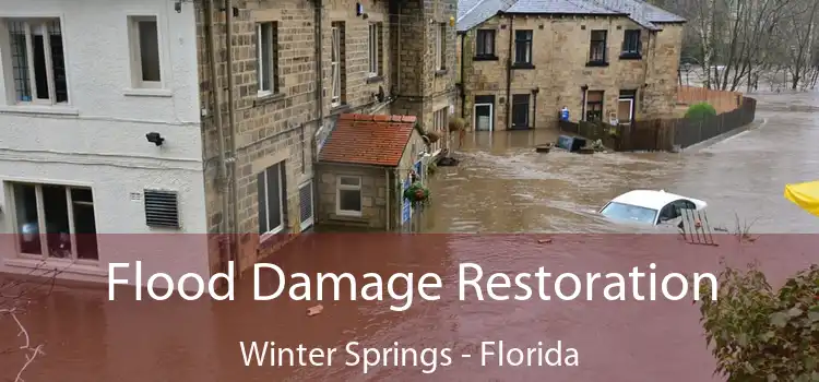 Flood Damage Restoration Winter Springs - Florida