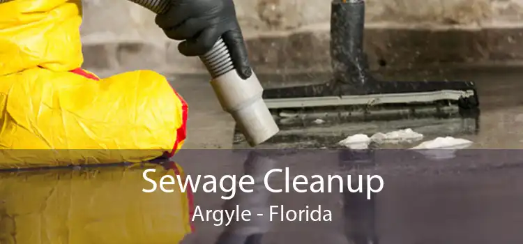 Sewage Cleanup Argyle - Florida
