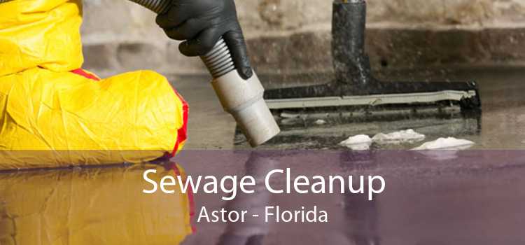 Sewage Cleanup Astor - Florida