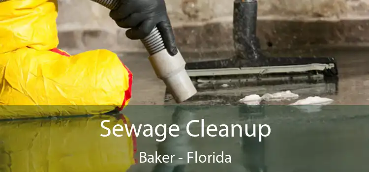 Sewage Cleanup Baker - Florida