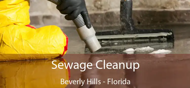 Sewage Cleanup Beverly Hills - Florida