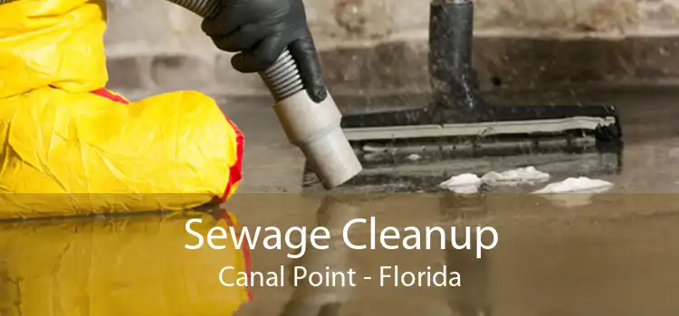 Sewage Cleanup Canal Point - Florida