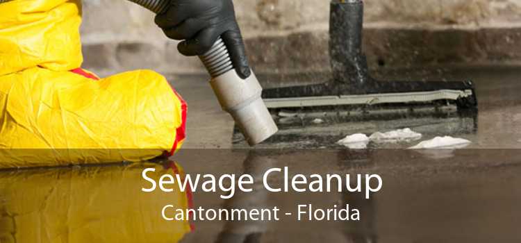 Sewage Cleanup Cantonment - Florida