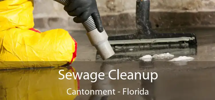 Sewage Cleanup Cantonment - Florida