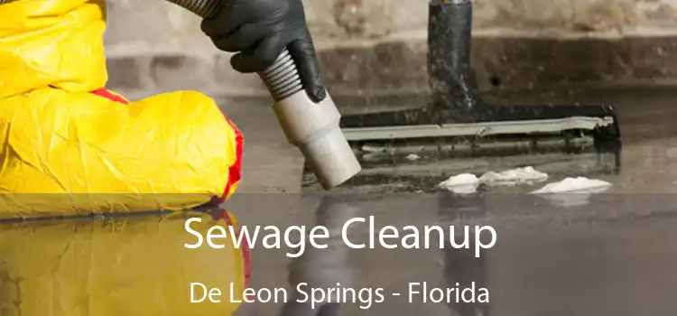 Sewage Cleanup De Leon Springs - Florida