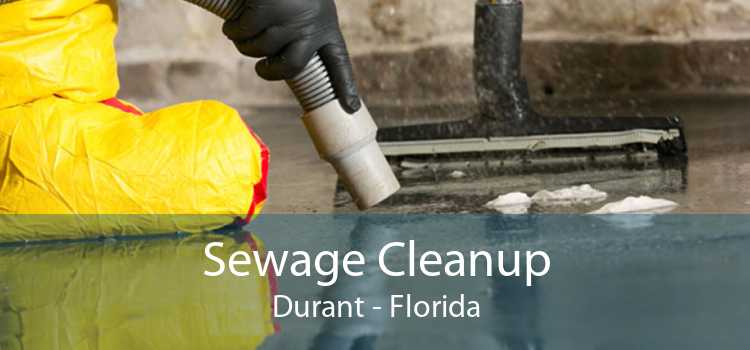 Sewage Cleanup Durant - Florida