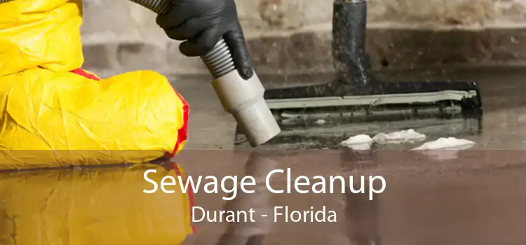 Sewage Cleanup Durant - Florida