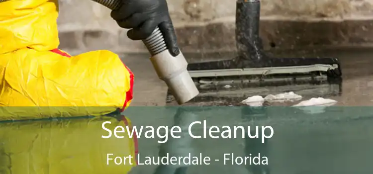 Sewage Cleanup Fort Lauderdale - Florida