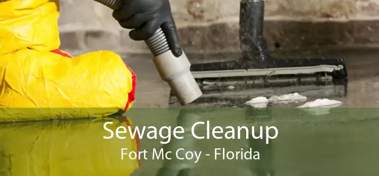 Sewage Cleanup Fort Mc Coy - Florida