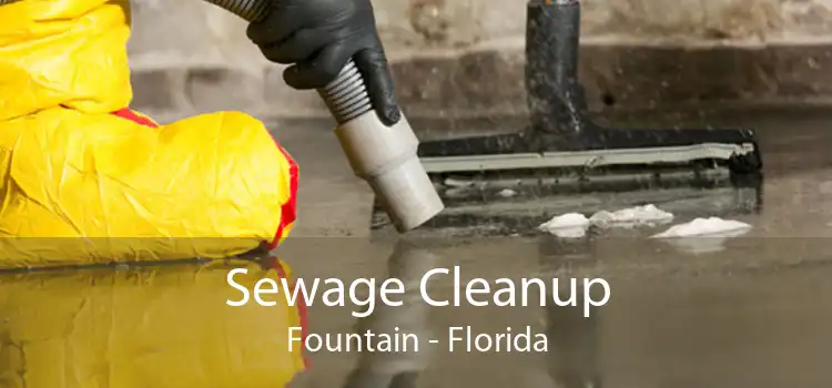 Sewage Cleanup Fountain - Florida