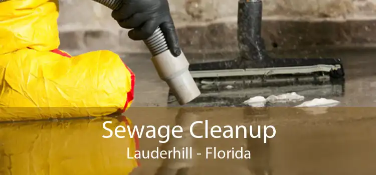 Sewage Cleanup Lauderhill - Florida