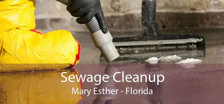 Sewage Cleanup Mary Esther - Florida