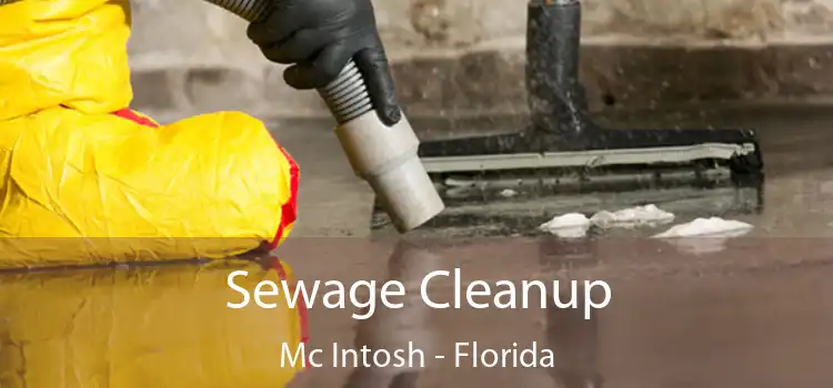 Sewage Cleanup Mc Intosh - Florida