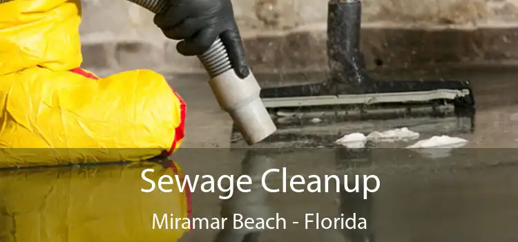 Sewage Cleanup Miramar Beach - Florida