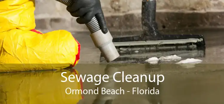 Sewage Cleanup Ormond Beach - Florida