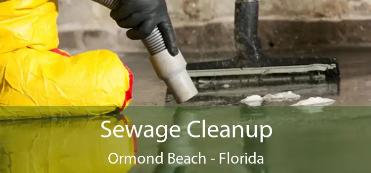 Sewage Cleanup Ormond Beach - Florida