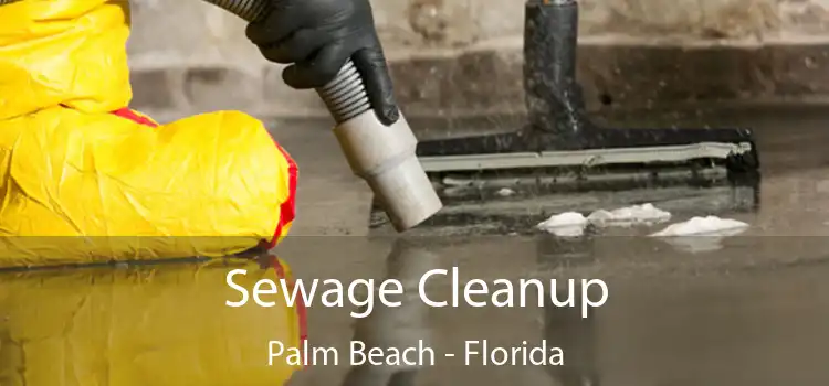 Sewage Cleanup Palm Beach - Florida