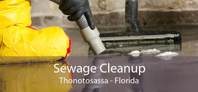 Sewage Cleanup Thonotosassa - Florida