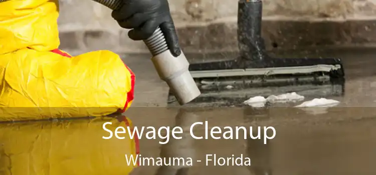 Sewage Cleanup Wimauma - Florida