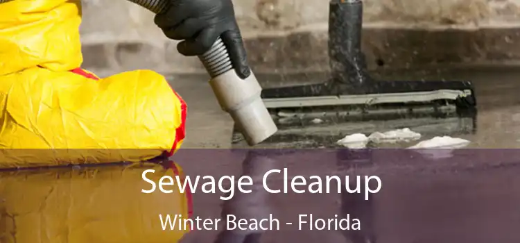 Sewage Cleanup Winter Beach - Florida