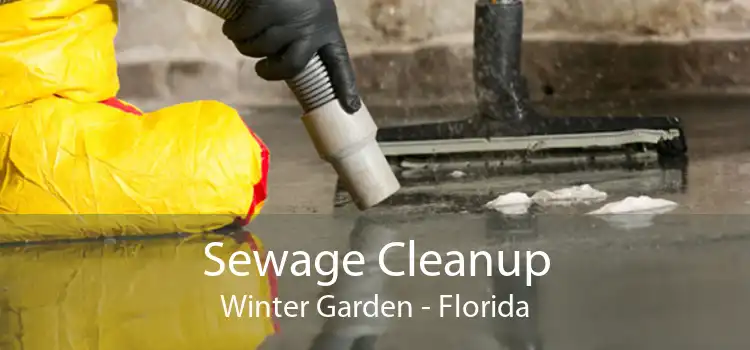 Sewage Cleanup Winter Garden - Florida