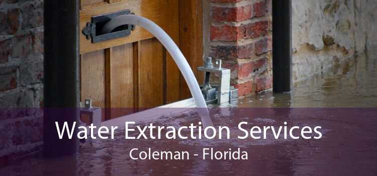 Water Extraction Services Coleman - Florida