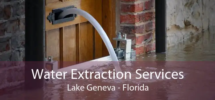Water Extraction Services Lake Geneva - Florida