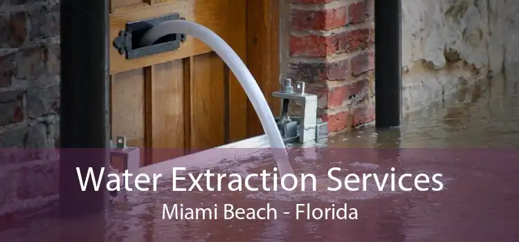 Water Extraction Services Miami Beach - Florida