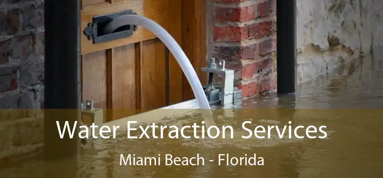 Water Extraction Services Miami Beach - Florida