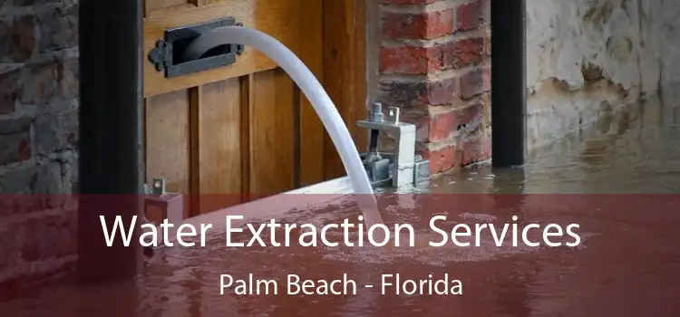 Water Extraction Services Palm Beach - Florida